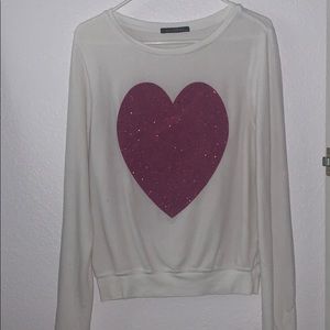 Sparkle Heart Road-trip Sweater